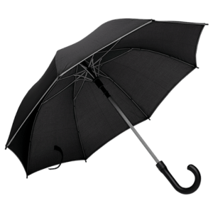 Paraplu met gekleurde details